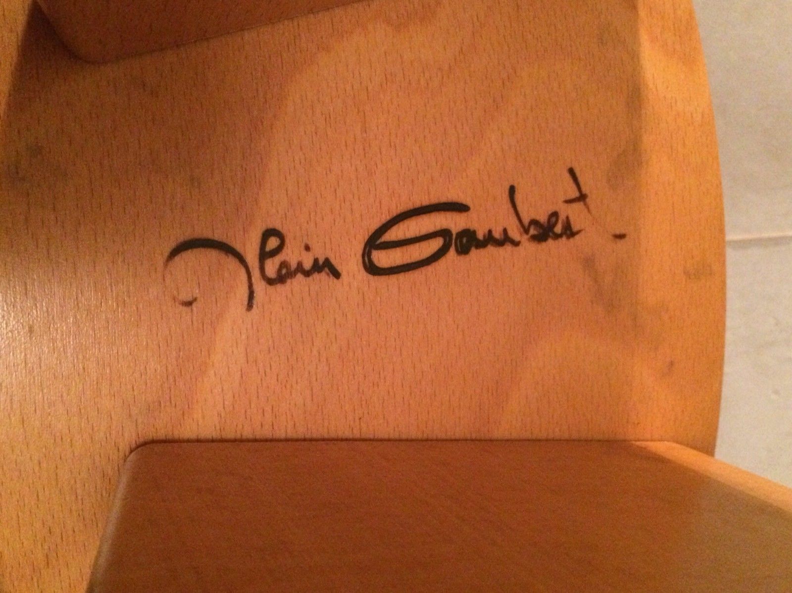 Shoggi stool signed Alain Gaubert