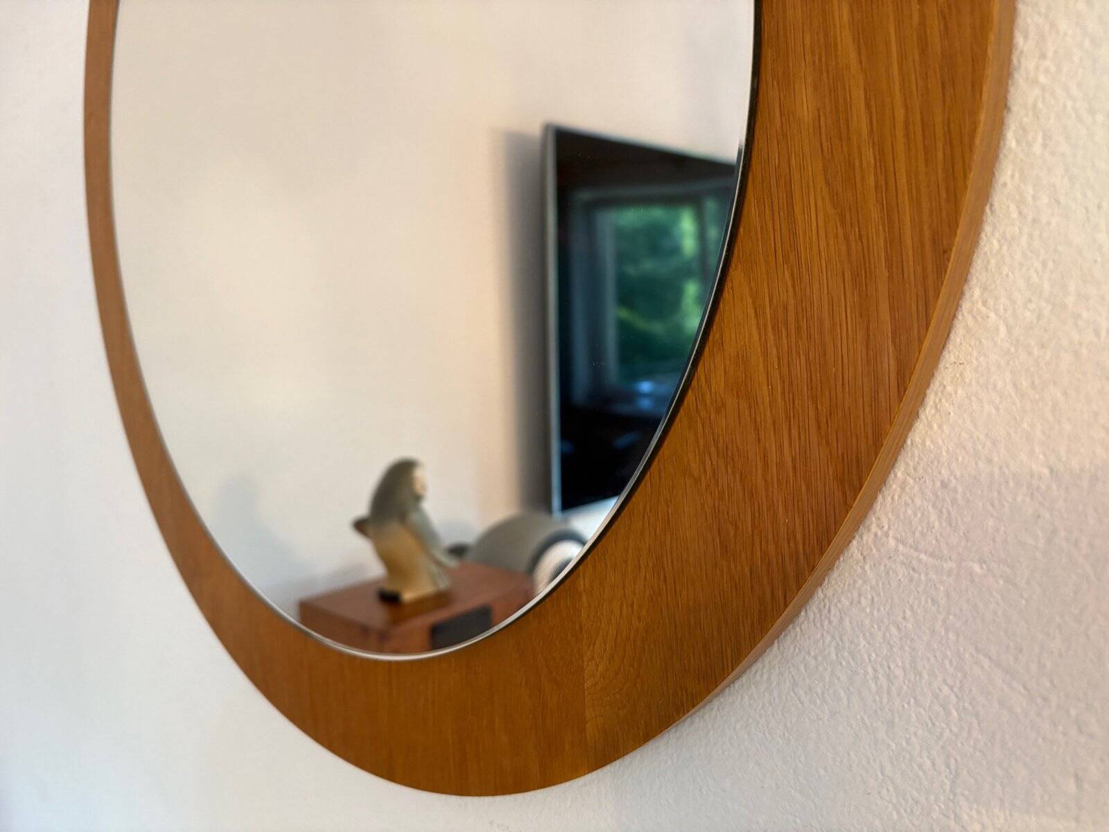 Minimalist brown mirror, 1960s