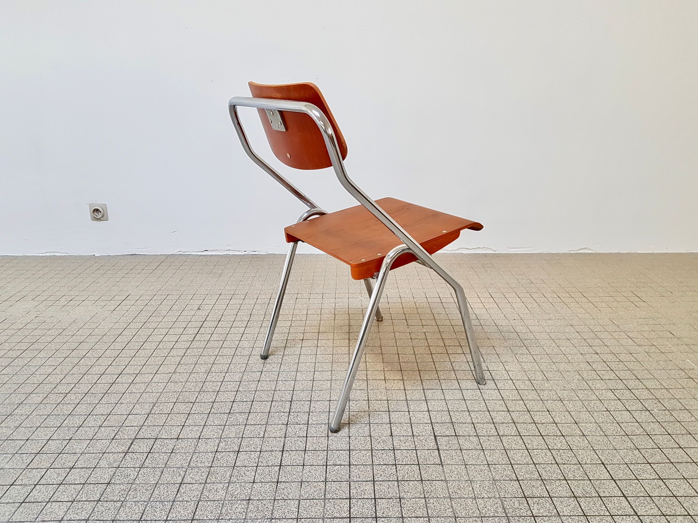 Mauser folding chairs by Erich Schelling midcentury design