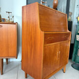 Vintage Jentique teak secretary desk