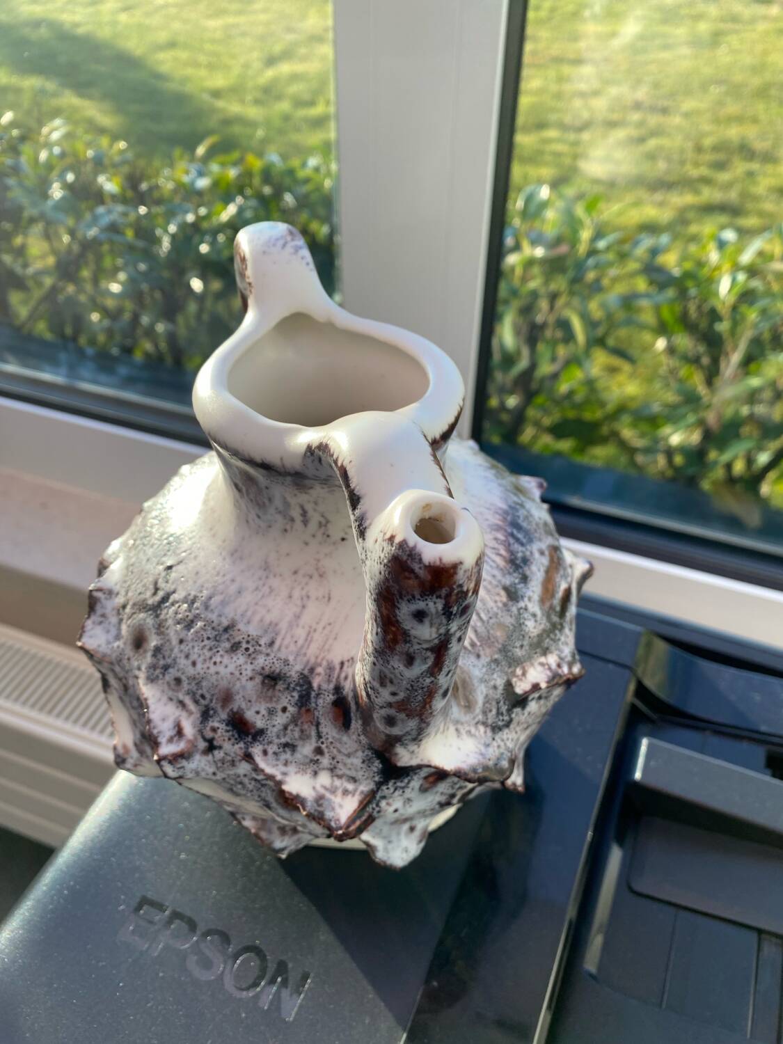 Vintage Vallauris pitcher, brutalist style