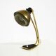 Rare large Mid Century Modern brass table lamp with beautiful patina