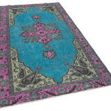Tapis Anatolien sculpté sculpté à la main des années 1970 152 cm x 265 cm