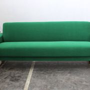 Emerald Green Mid-Century Canapé, Italy