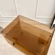 Smoked plexiglass coffee table