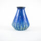 Blue ceramic vase, Danish design, 1960s, made in Denmark
