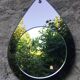 Double mirror shades shaped water drop 42 x 30 cm