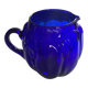 Vintage cobalt blue glass pitcher by Henry Dean