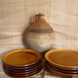 6 assiettes céramique Provençale
