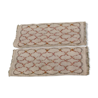 Romantic high wool bed runs - 148x74cm