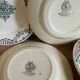 Eight plates "Florida" Service Wolves' Mill