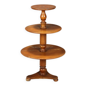 Antique walnut shelf with 3 shelves, Italy, 19th century.