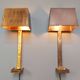 Pair of brass wall lamps, Paul Moerenhout, 70s