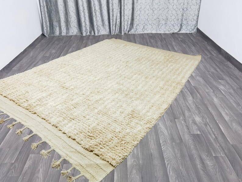 Tapis berbère en laine naturel 250/150cm