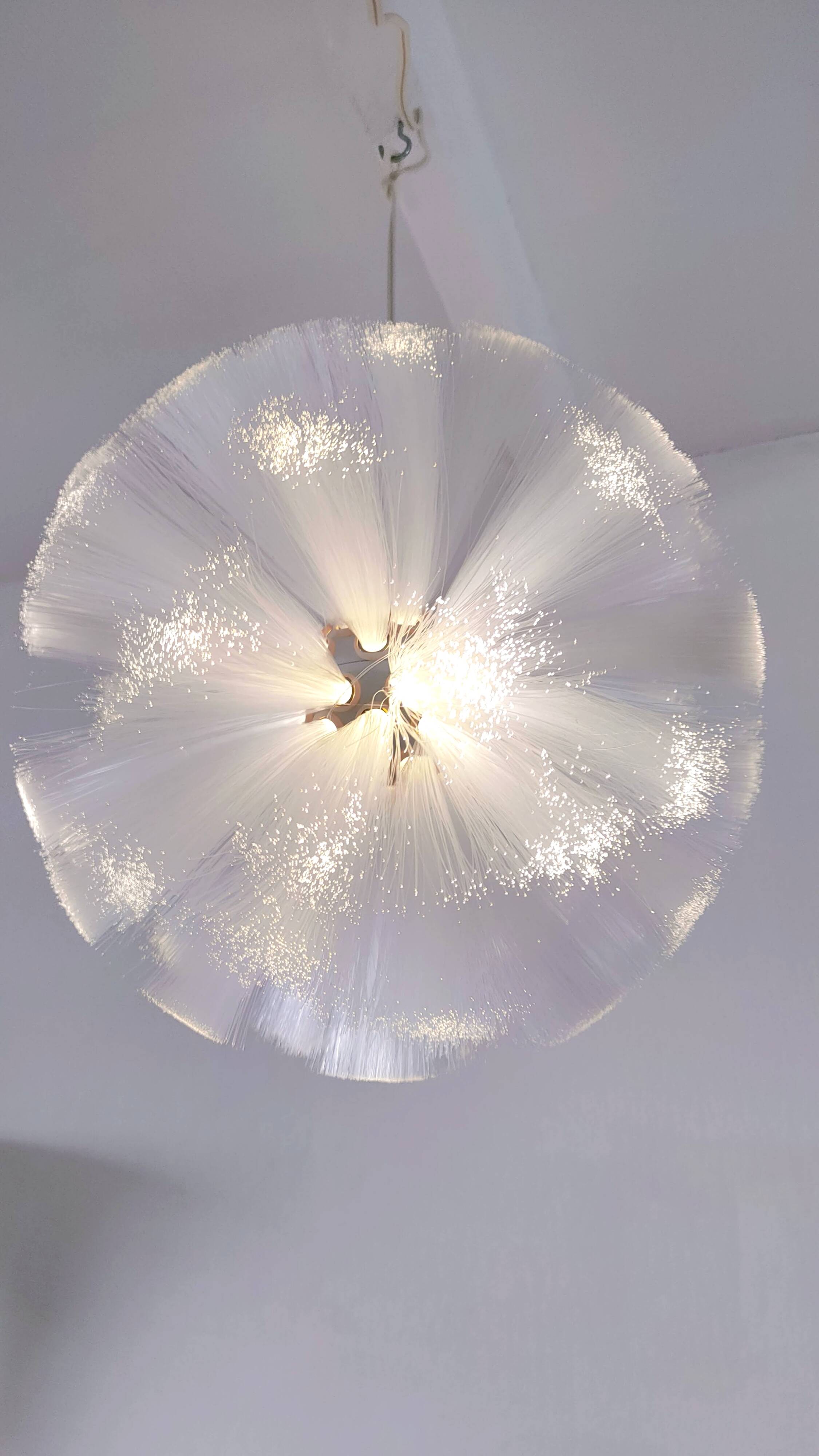 Vintage Kallt fiber optic pendant light