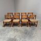 Set of 8 vintage Asko dining chairs, Finland 1960s