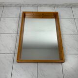 Vintage Scandinavian mirror pinewood