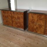 1970 buffet in elm magnifying glass