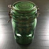 Old green jar