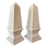 Pair of obelisks