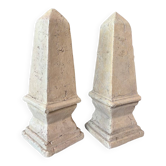 Pair of obelisks