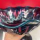 Large shower stand bowl with wave-shaped edges Vallauris 1970