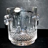 Vintage crystal moulded and cut ice bucket