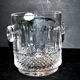 Vintage crystal moulded and cut ice bucket