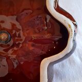 Plateau Vallauris orange & turquoise