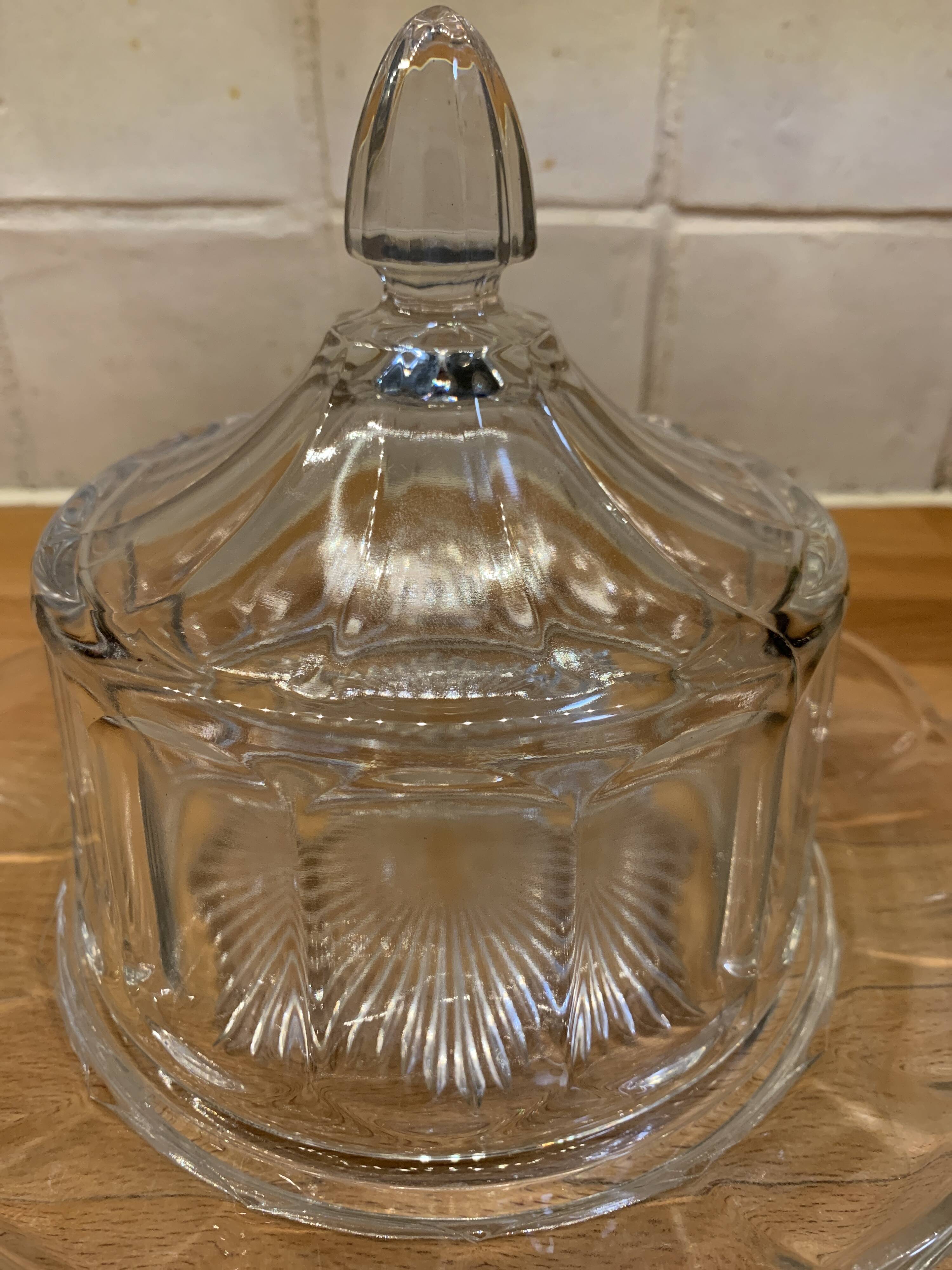 Val Saint Lambert Belgium art deco 1935 butter bell