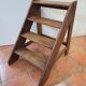 Stepladder or wooden staircase