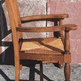 Straw chair (seat and backrest)