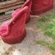 sofa/seating lounge set and 4 toad chairs