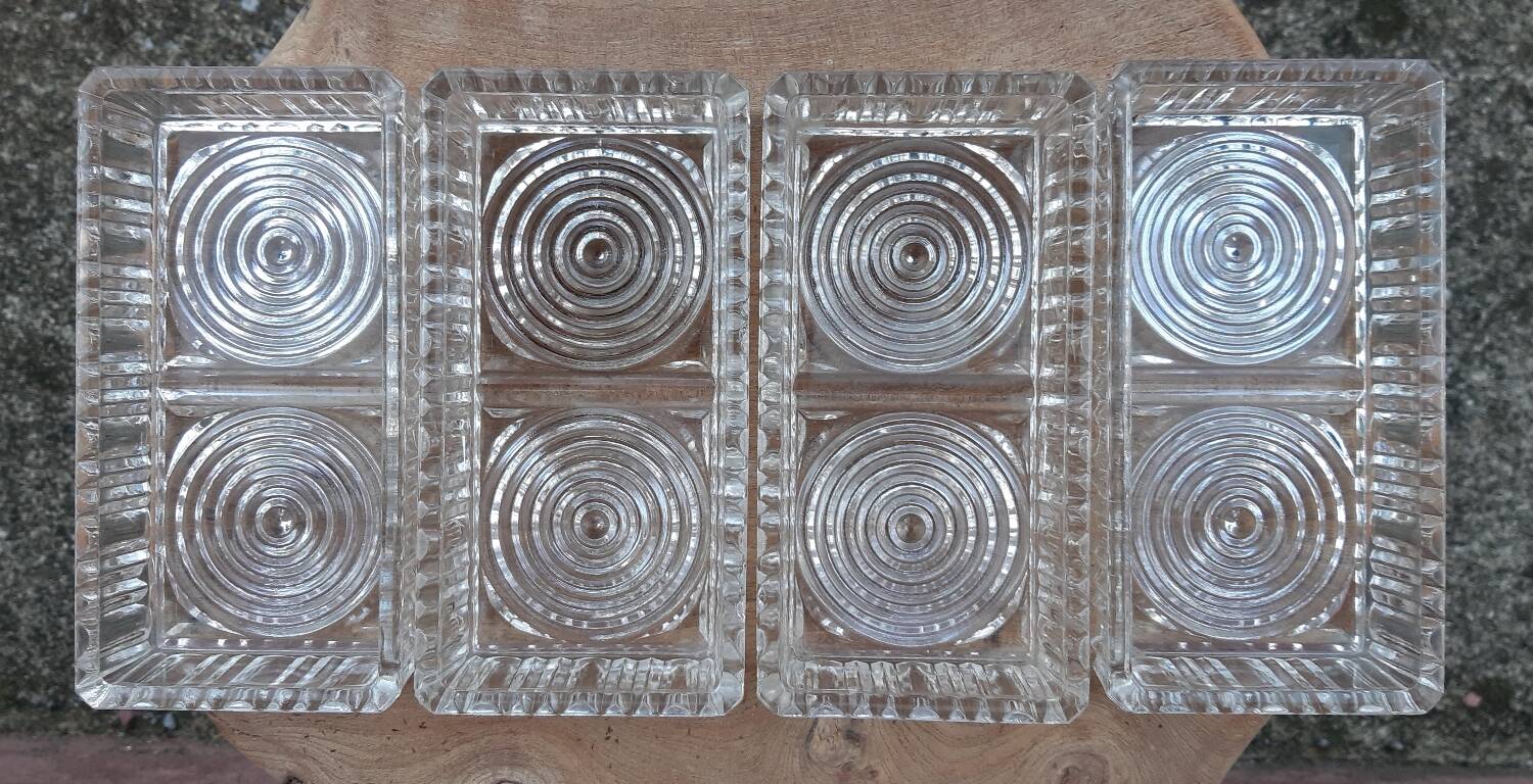 Art Deco ramekin holder, server or aperitif tray