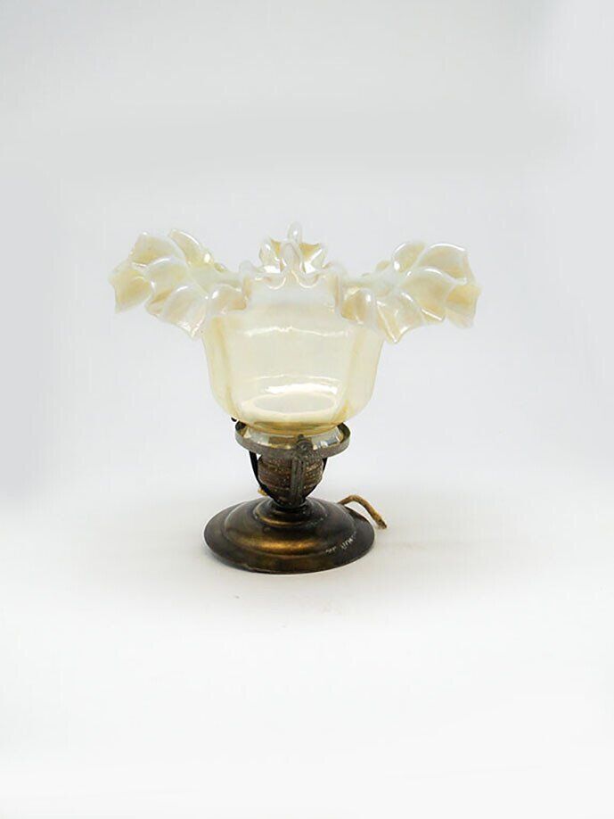 Early 20th century glass pendant lamp