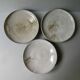 3 assiettes ou petits plats en grès Chantal et Thierry Robert