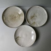 3 assiettes ou petits plats en grès Chantal et Thierry Robert