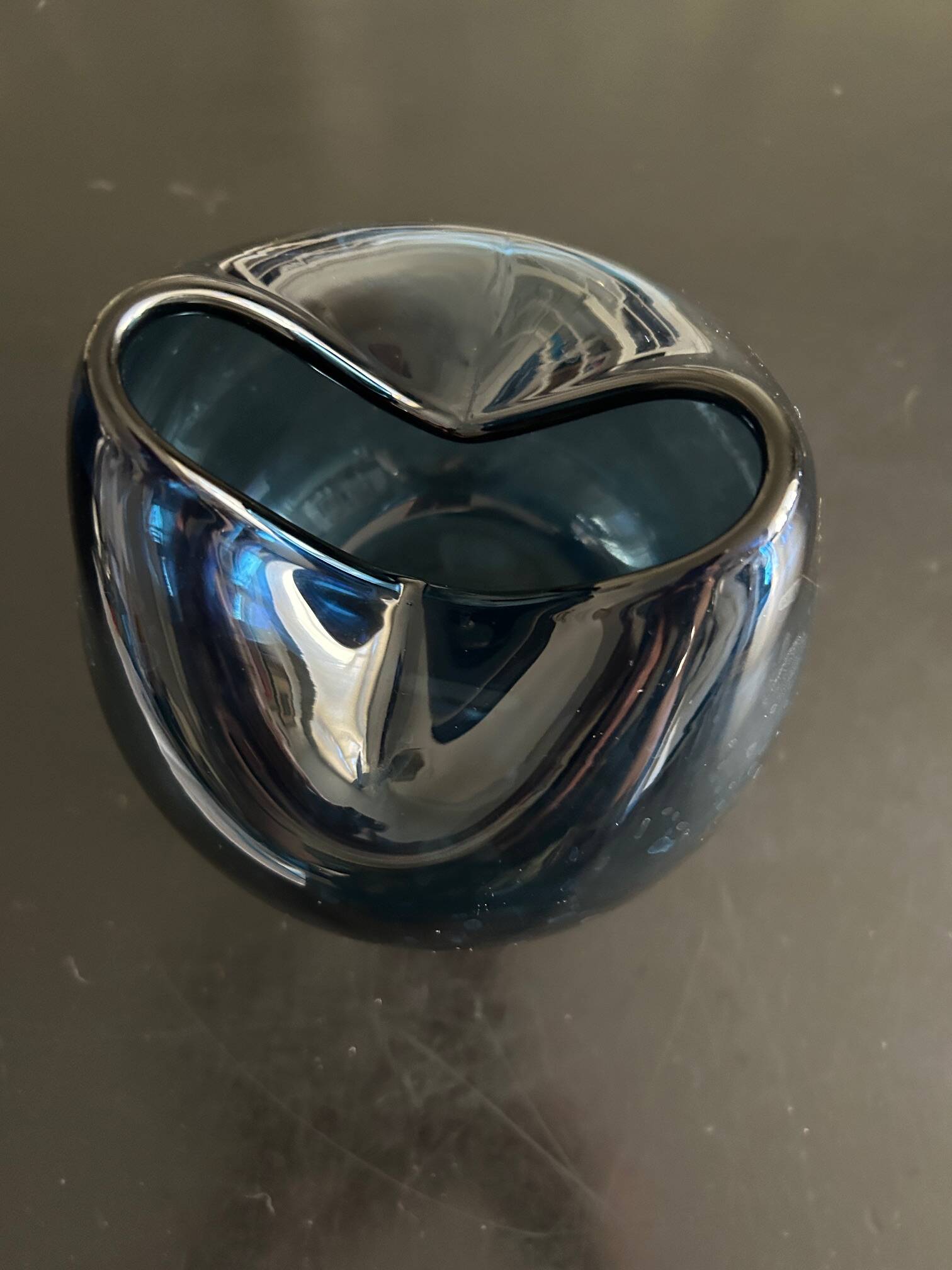 Scandinavian blue vase