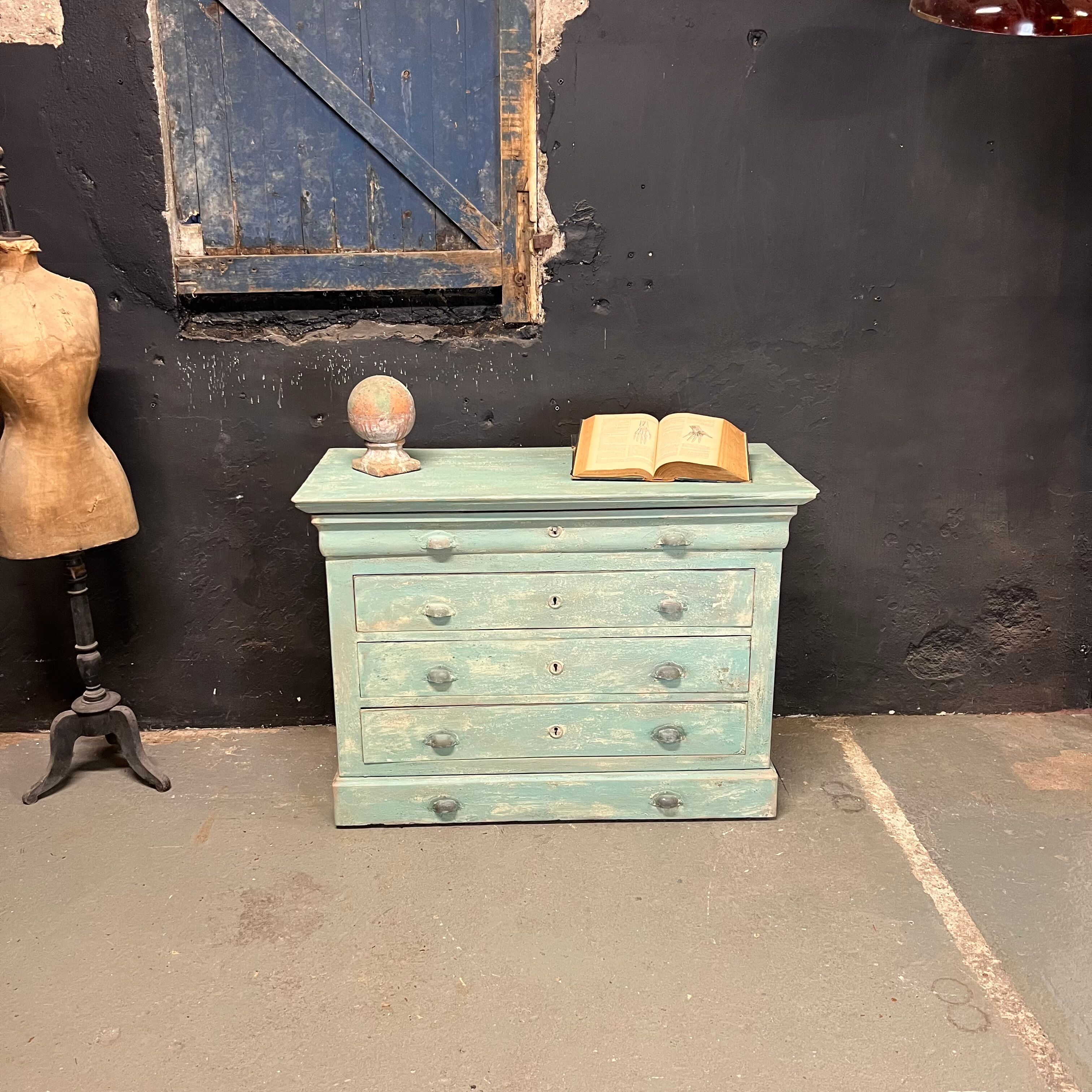 Commode ancienne Louis Philippe patinée