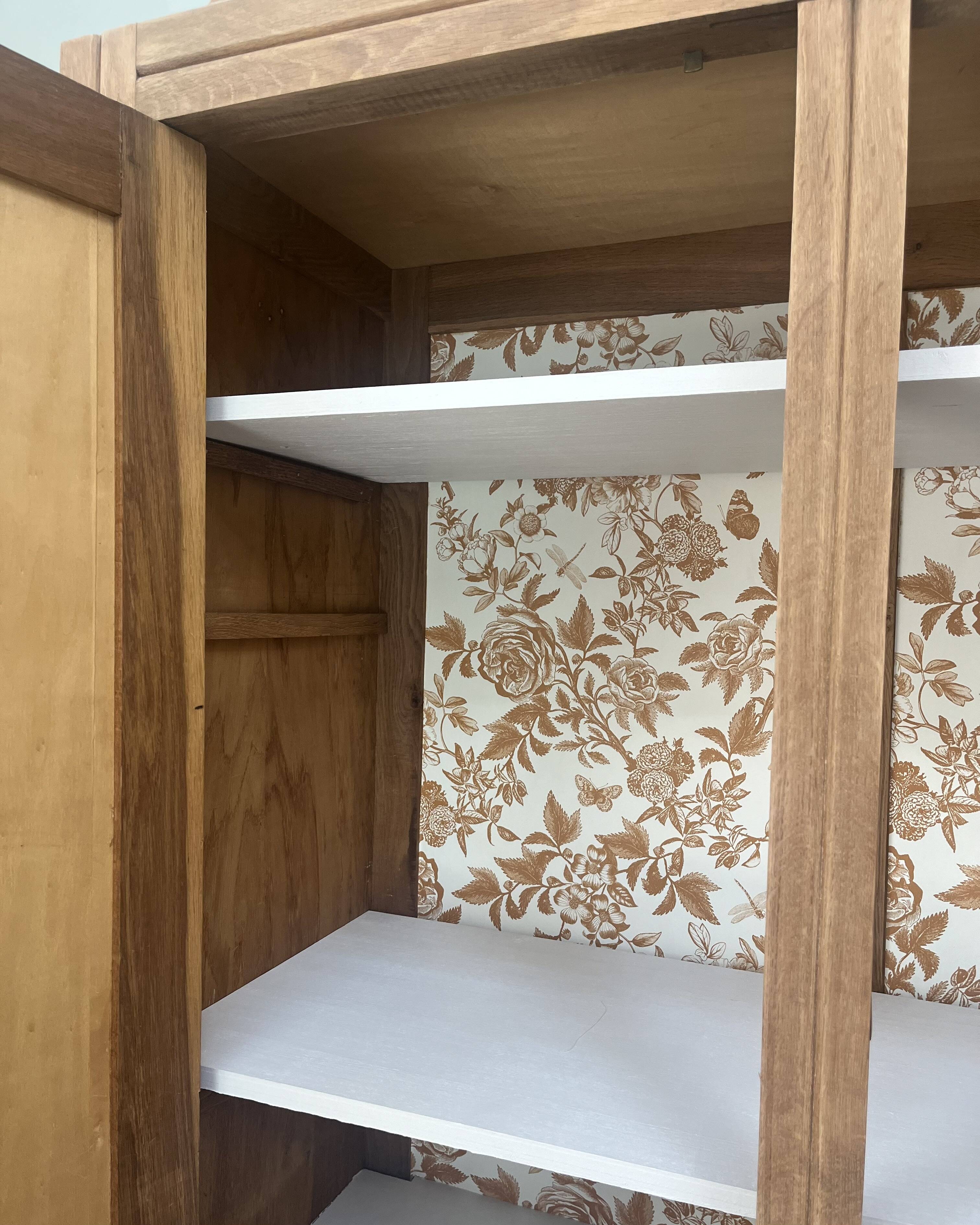 Wardrobe with two doors and mirror (renovated)