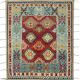 Hand-Knotted Tribal Unique 244 cm x 295 cm Multicolor Wool Carpet