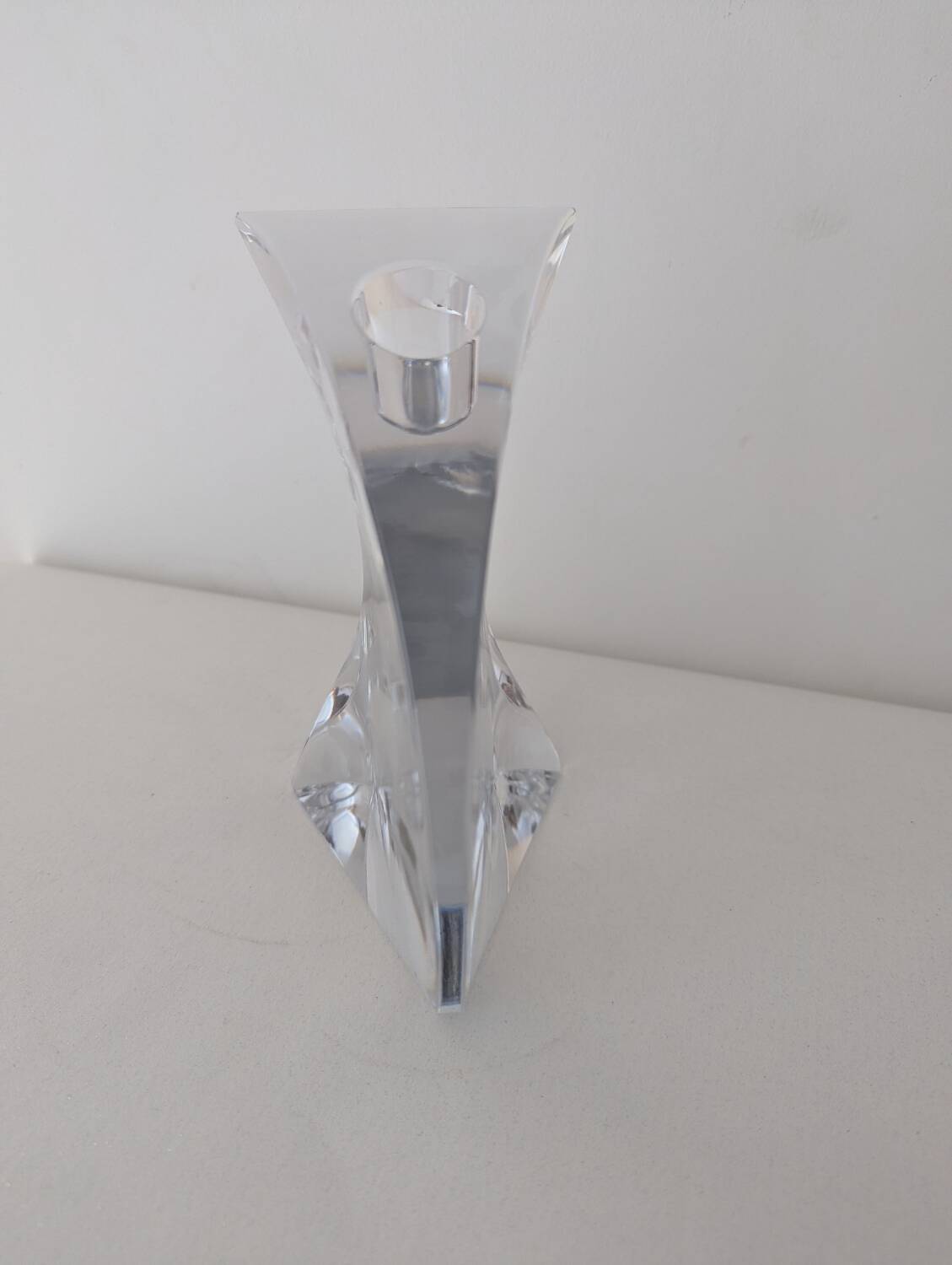 Crystal candle holder