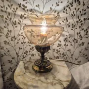 Pair of vintage Targetti bedside lamps - Candle bulb night lights