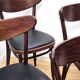 Set of 4 Banana bistro chairs, TON