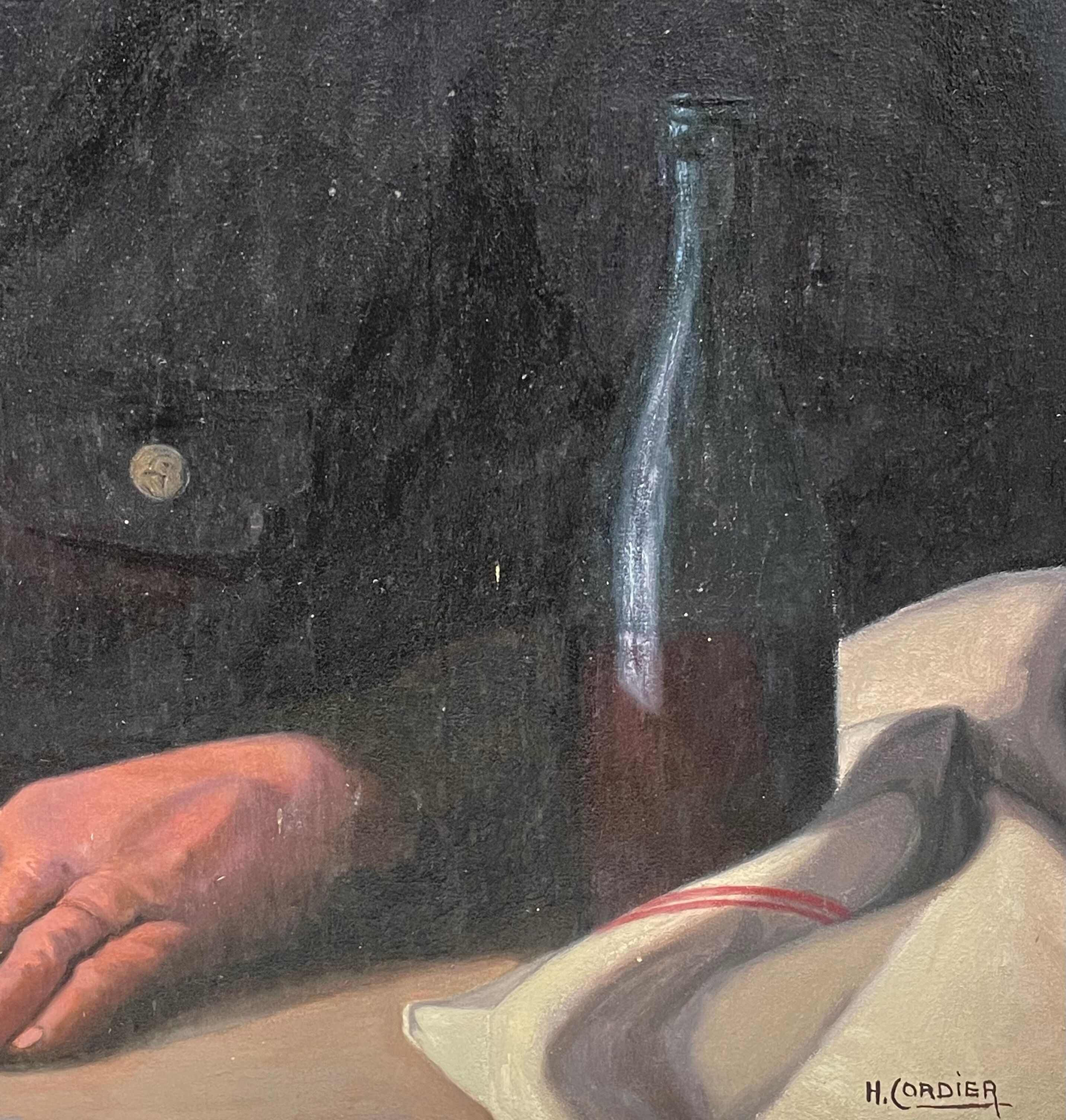 Portrait, Un petit verre de vin rouge