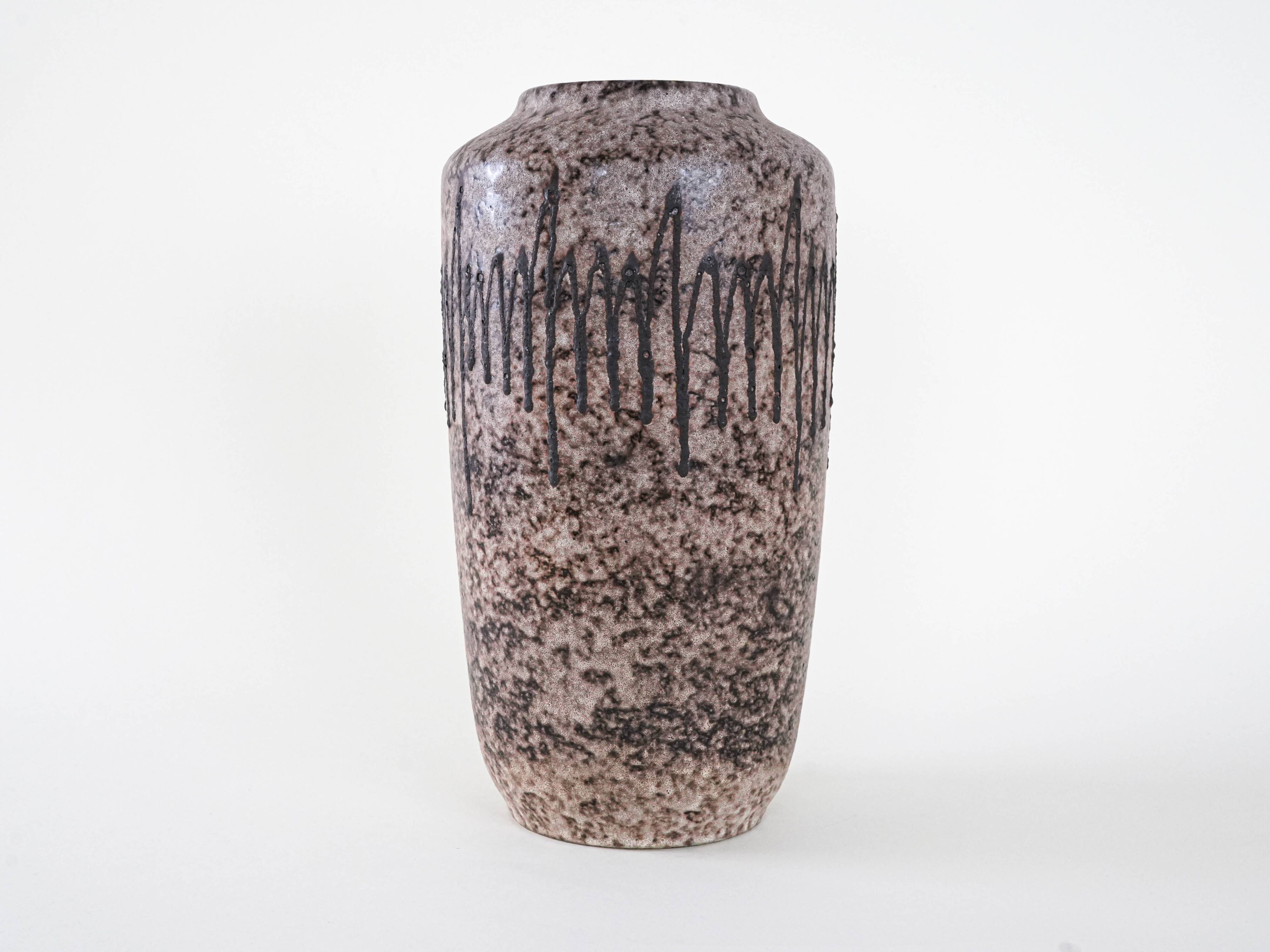 Ceramic vase, German design, 1960s, manufactured in West Germany