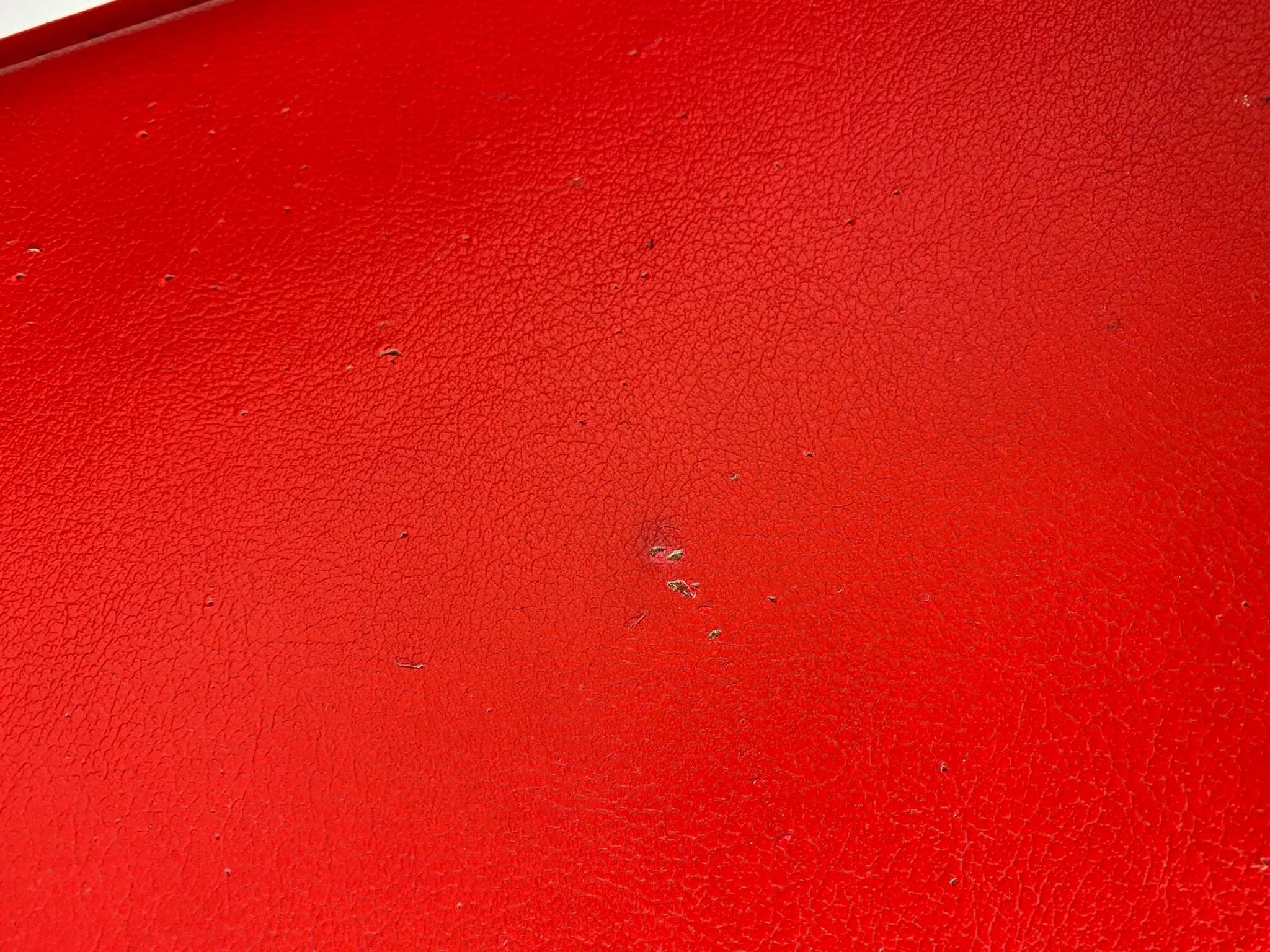 Fauteuil lounge rouge style Pierre Paulin 1980