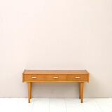 Oak entryway console