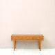 Oak entryway console
