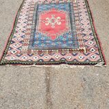 Wool cross oriental carpet :129×185